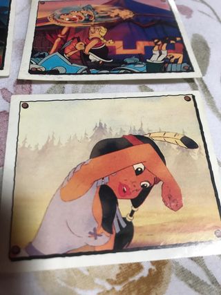 Colección de 4 cromos de Asterix 1995