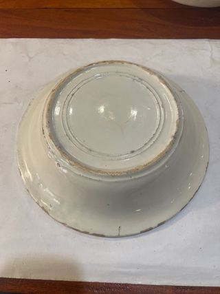 Frutero antiguo de loza