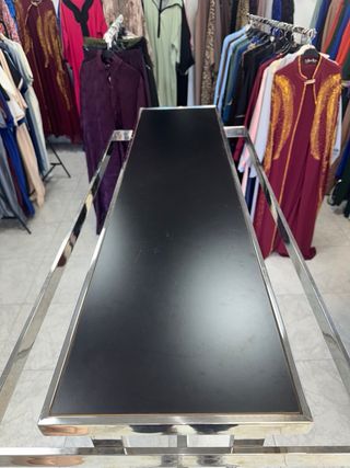 Perchero de aluminio para tiendas