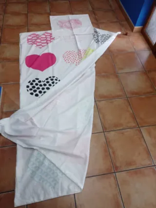 Colcha Ikea Corazones Cama 90