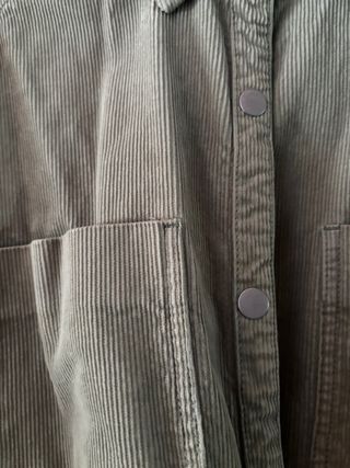 Sobrecamisa micropana mujer Zara verde