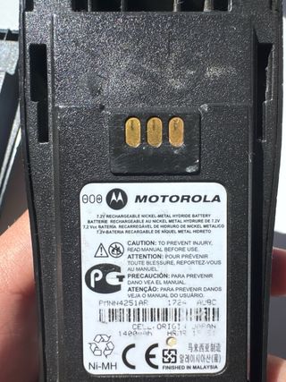 Baterías Walkie Talkie Motorola