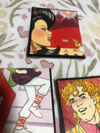 7 Cromos Barbie 1986