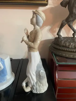 Figuras de porcelana estilo marfil