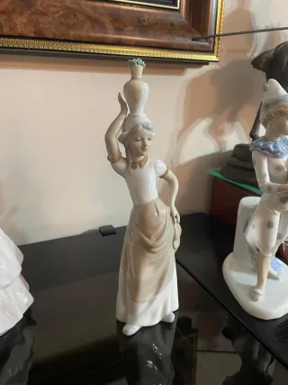 Figuras de porcelana estilo marfil