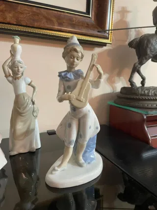 Figuras de porcelana estilo marfil