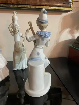 Figuras de porcelana estilo marfil