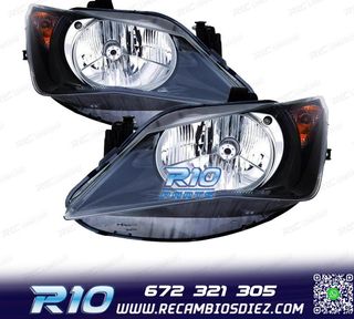 FAROS PARA SEAT IBIZA 12-15 FONDO NEGRO