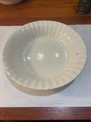 Frutero antiguo de loza grande