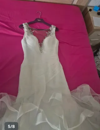 Vestido de Novia Pronovias Sirena Volantes