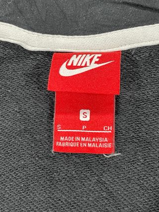 Sudadera Cremallera Nike Negro Talla S