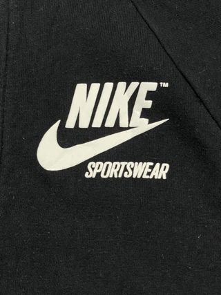 Sudadera Cremallera Nike Negro Talla S