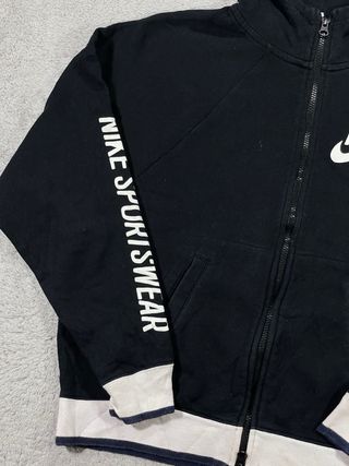 Sudadera Cremallera Nike Negro Talla S