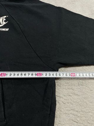 Sudadera Cremallera Nike Negro Talla S