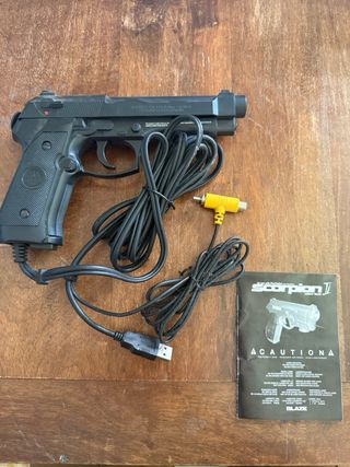 Pack 2 Juegos PS2 + Pistola Light Gun