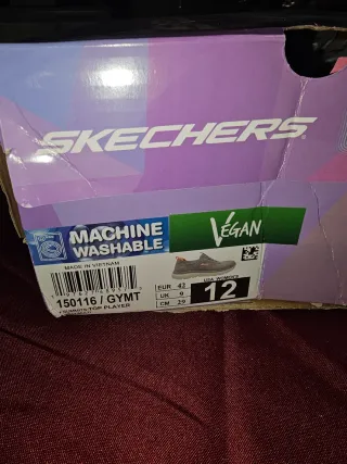 Zapatillas Skechers Gris y Rosa Talla [Talla]