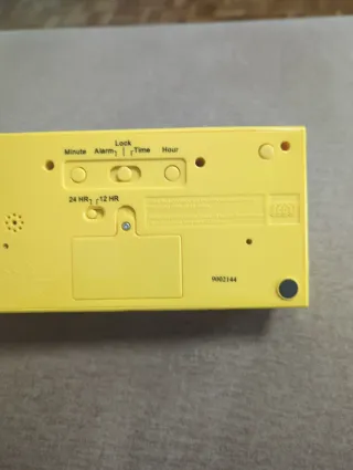 Reloj Despertador Lego Original Amarillo