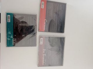 Colección CDs Ópera: Carmen, La Traviata, Aida