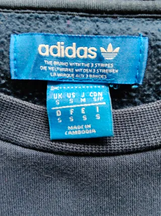 Felpa Adidas Blu Navy Taglia S Uomo ragazzo