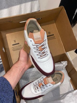 Zapatillas Bullboxer Blancas y Rojas