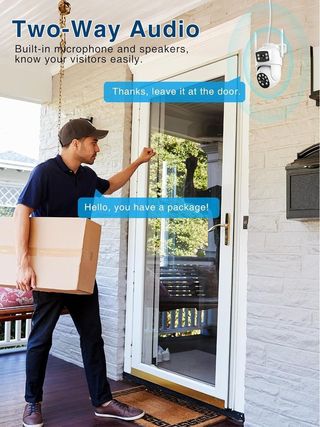 Cámara de vigilancia exterior WiFi Doble NUEVA