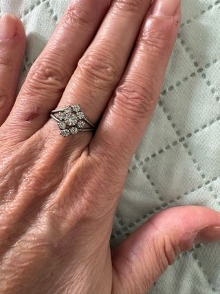 Anillo Plata Vintage Ajustable