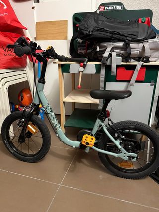 Bicicleta 14” con pedales desmontables