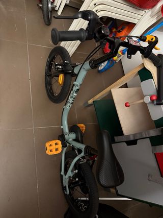 Bicicleta 14” con pedales desmontables