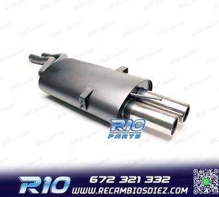 SILENCIOSO ESCAPE BMW SERIE 3 E46 2000- x2 BIS