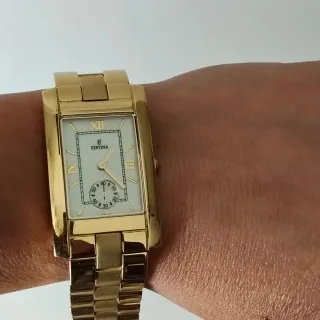 Reloj Festina Mujer Dorado y Blanco