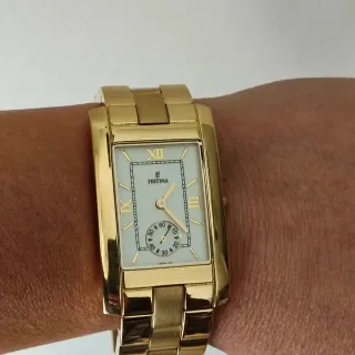 Reloj Festina Mujer Dorado y Blanco