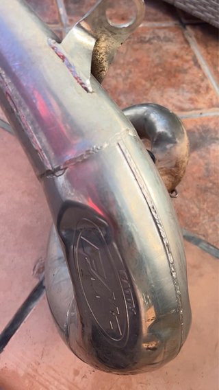 Bufanda moto enduro FMF Plata Ktm Husqvarna gasgas