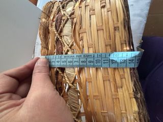 Set 3 cestini portavasi vimini