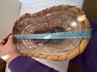 Set 3 cestini portavasi vimini