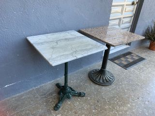 Mesa exterior mármol 60x60.