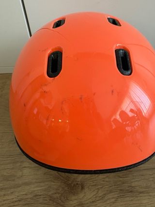 Casco naranja niño/bebé