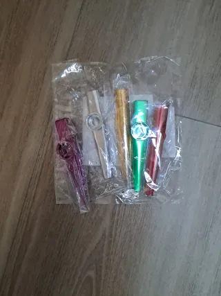 Kazoo instrumento musical de voz