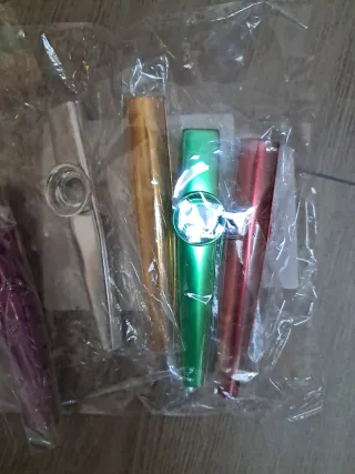 Kazoo instrumento musical de voz