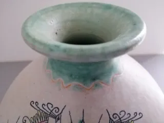 Vaso Ceramica Sarda Decorato
