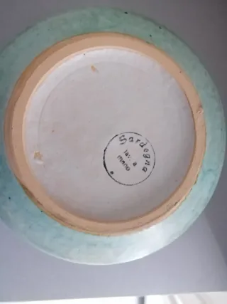 Vaso Ceramica Sarda Decorato