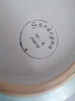 Vaso Ceramica Sarda Decorato