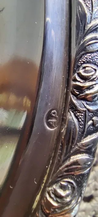 Juego 3 bandejas alpaca plateada