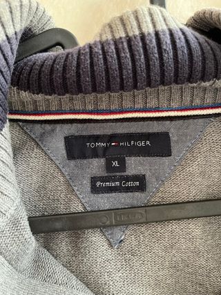 Jersey Tommy Hilfiger Gris Talla XL
