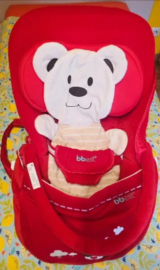 Hamaca bebé roja osito Best