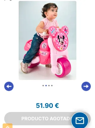 Moto Feber Minnie Mouse Rosa