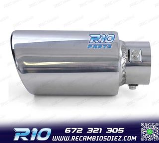 COLA ESCAPE UNIVERSAL ACERO INOX OVALADO 88MM