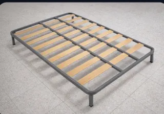 Somier 90x135 cm Metal y Madera