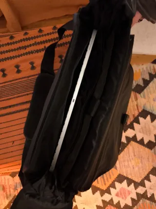 Mochila para portátil azul y gris