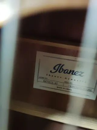 Guitarra Ibanez AW70ECE-NT