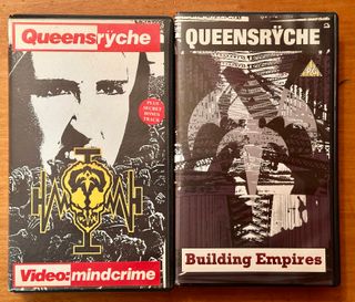 2 Cintas VHS Queensryche: Mindcrime y Building Emp